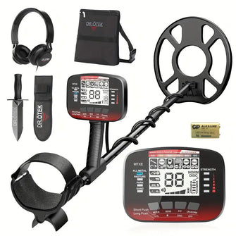 DR.ÖTEK Metal Detector, Gold Detector, Pinpoint & Terrain Modes, Professional Metal Detector For Adults, One-Click Quick Matching, High Accuracy, 6 Modes, Super Easy To Operate, Lightweight