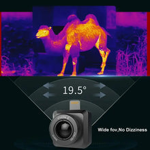 InfiRay Xinfrared T2 Thermal Imaging Camera for Smartphones - USB Powered, Aluminum Alloy, Outdoor Hunting & Detection, Night Vision, No Battery Required, Wide Field of View - Black