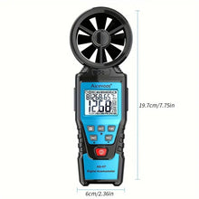 Aicevoos Digital Anemometer Handheld Wind Speed Meter Wind Power Temperature Humidity Measurement Air Volume Tester