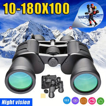 180x100 Powerful Binoculars Day/Low Optics Hunting Outdoor Camping With Case