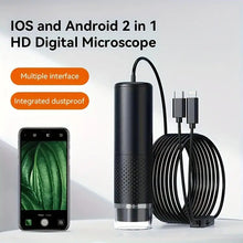 USB Digital Microscope, Aopick Microscope Camera With 8 Adjustable LED Portable Handheld Microscopes Compatible With IOS And Android Devices Pocket Microscope HD Magnifier
