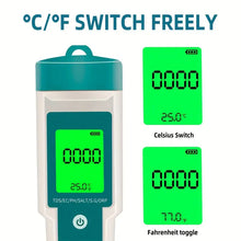 7-in-1 Water Quality Tester, Multifunctional Analysis Instrument Test Pen, PH/ORP/EC/TEMP/SALT/S.G/TDS LCD Backlight