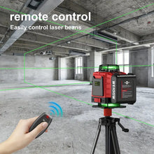 Luxury Suitcase 16 Line Green Laser Level, Two Large Capacity 4800mAh Batteries, Stable Triangular Bracket, 4x360 Degree Green Cross Line Vertical And Horizontal Level