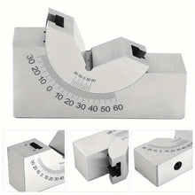 Greensen Milling Machine Precision Parts Adjustable Degrees Angle Gauge AP30 Angle V Block Micro Adjustable Angle Block Stainless Steel Precision Adjustable Angle Gauge 75x25x36mm For Milling Lathe Machinist Tools
