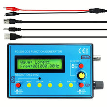 Fg-200 Dds Signal Generator With Frequency Counter - Versatile 0.01Hz To 500Khz Waveform Module For Sine, Square, Sawtooth & More - Usb Powered, Compact Design