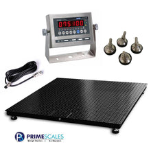 48"x48" NTEP Floor Scale 5000 lb Heavy Duty Pallet Scale 4x4 with Cal Cert.