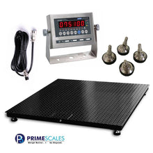 NTEP Certified 2,500 lb x 0.5 lb 4' x 5' (48" x 60") Pallet Floor Scale with Digital Indicator – Legal for Trade