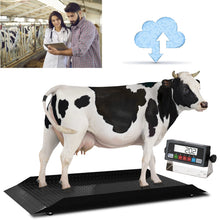 New Livestock Alleyway Scale 96" x 30" Heavy-Duty Cattle Scale 4000 lb x 0.5 lb