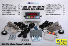 NTEP Load Cell Kit Stainless Steel Floor Scale Kit with Auto Save Software