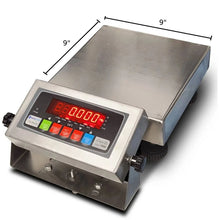 Prime Scales 9"x9" Bench Scale 20lb x 0.005 lb Stainless Steel Washdown NEW