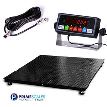 60"x60" Floor Scale 5000 lb x 1 lb Stainless Steel Indicator Included