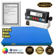 Prime Scales USA Made CS2010 NTEP Certified Legal for Trade 2' x 3' (24" x 36") Floor Scale 2,500 lb x 0.5 lb with Digital Indicator