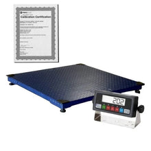 48"x60" (4'x 5') Floor Scale 10,000 x 1 lb Pallet Scale with IN202 Indicator