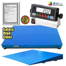 48"x60" Platform Floor Scale 10,000 lb Capacity with Ramp & Digital Indicator